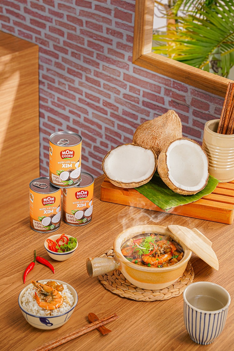 Nước cốt dừa Xim Mom cooks lon 400ml