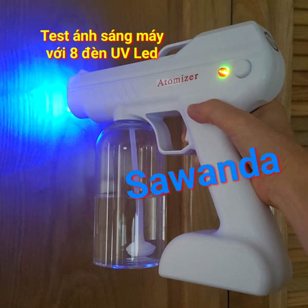 Giá bán Máy phun khử khuẩn Nano Atomizer 8 đèn UV Led model JY-01 chính hãng
