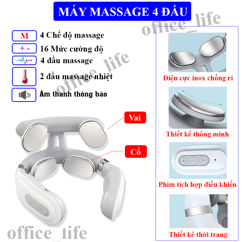 Máy massage cổ vai gáy thông minh
