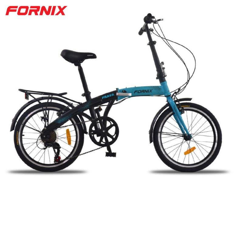 Phân phối Xe đạp gấp Prava màu ĐEN XANH DƯƠNG
