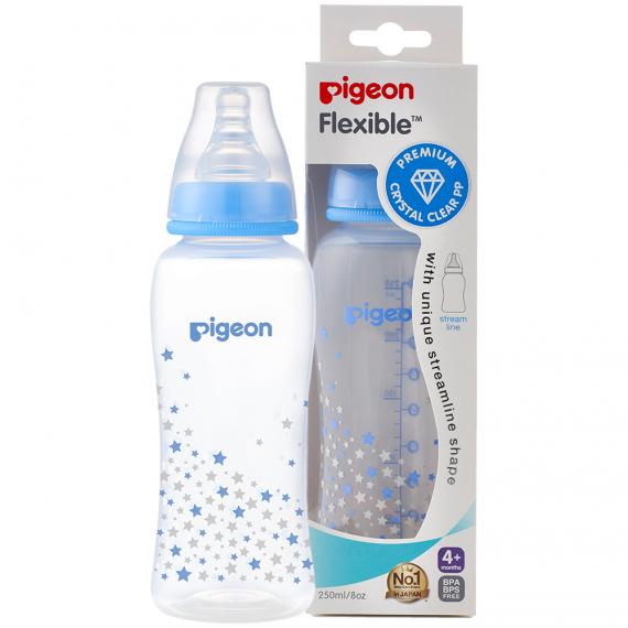 Bình sữa Pigeon PP Streamline - màu xanh (150ml / 250ml)