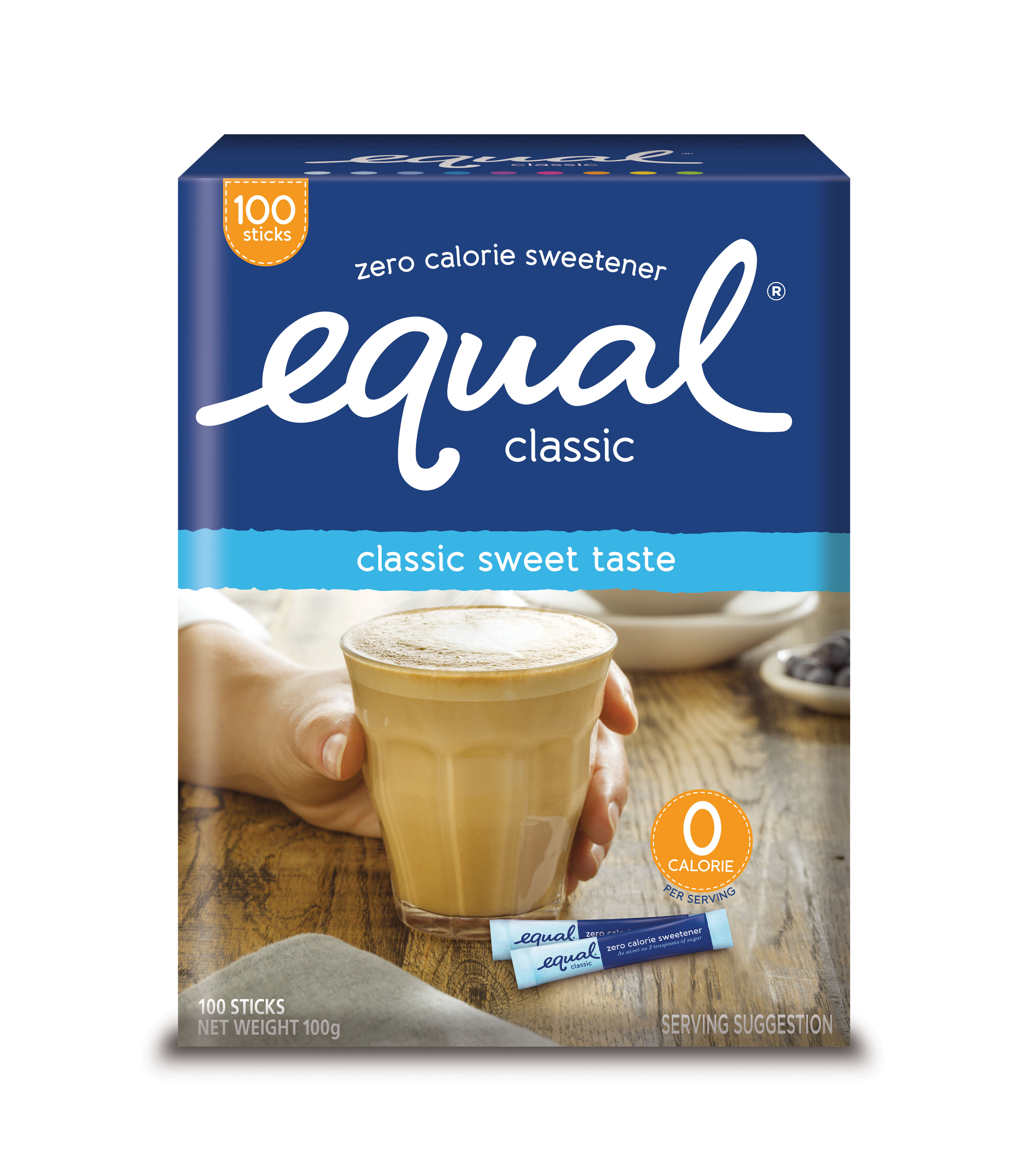 Đường ăn kiêng EQUAL CLASSIC  hộp 100g (100 gói 1g)