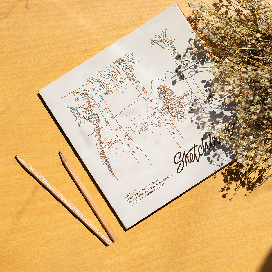 Sổ Vẽ Sketchbook CMA Studio Giấy Italy 120gsm