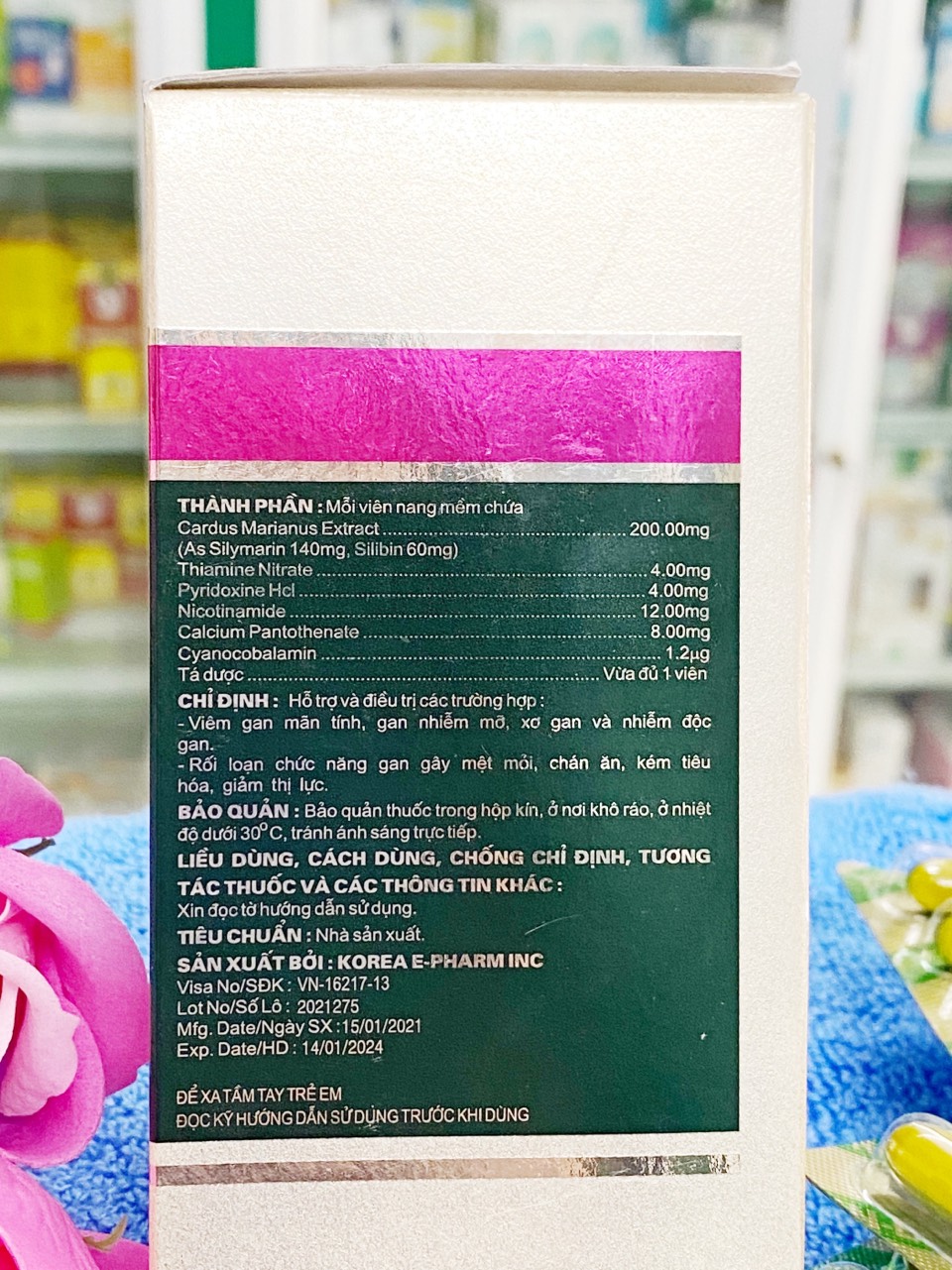 ✅✅ [ Chính Hãng ] Giải Độc Gan LIVETIN - EP - hộp 100 viên