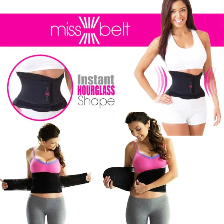 Đai nịt bụng Miss Belt giảm mỡ bụng và eo hiệu quả tiết kiệm , đại nịt bụng  tập gym, thể thao, thể hình | Lazada.vn