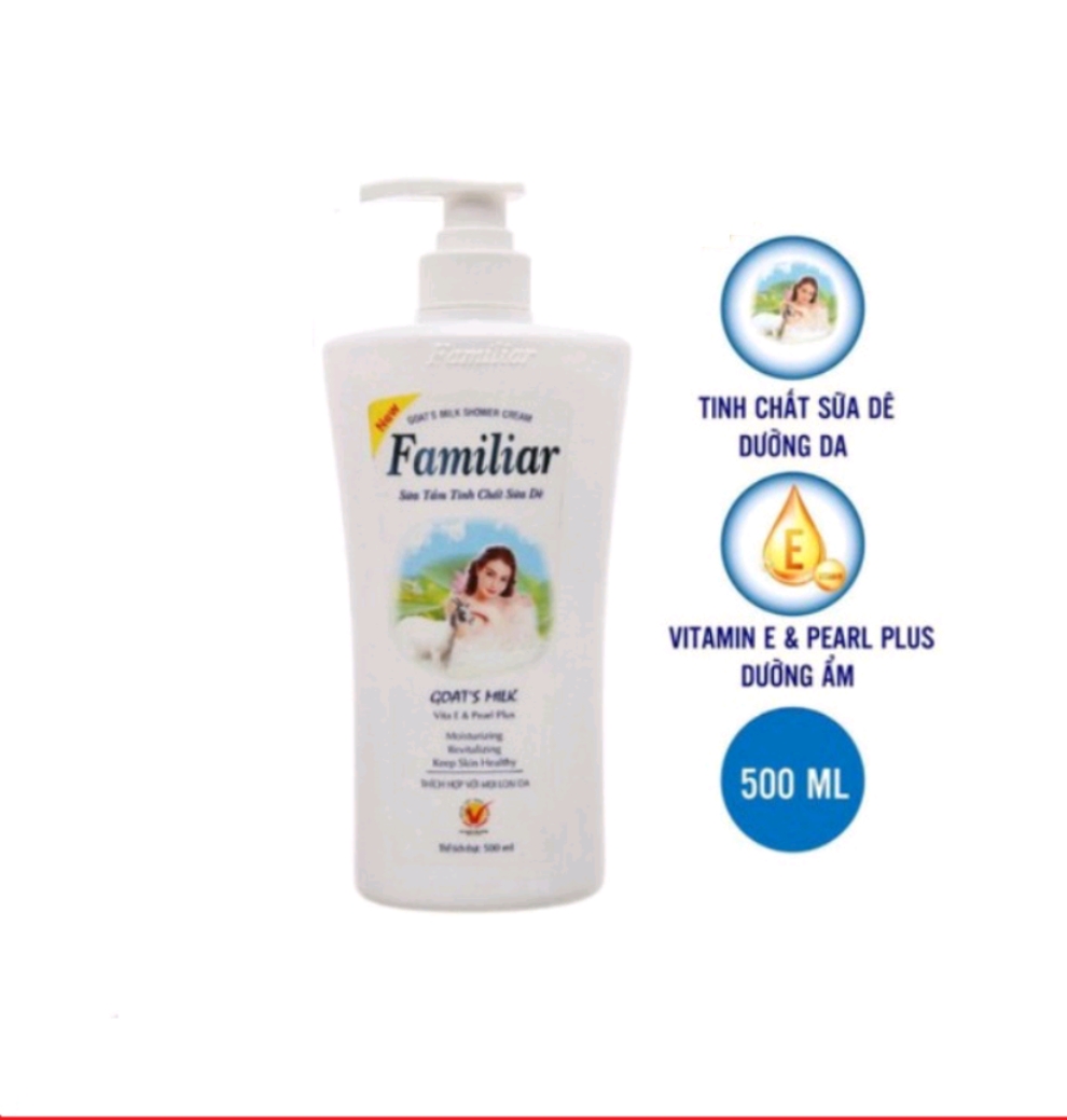 sữa tắm tinh chất dê familiar 1200ml