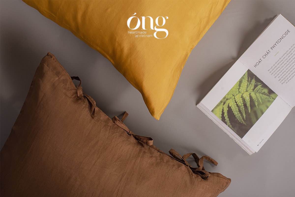 Vỏ gối lụa tơ tằm tự nhiên - Óng silk
