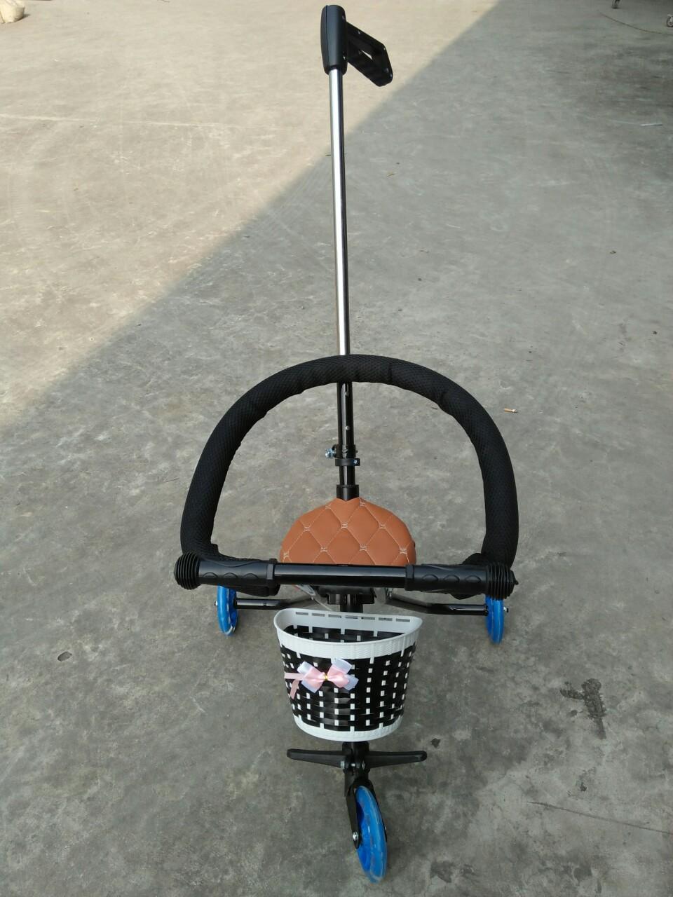 Xe đẩy đi dạo 3 bánh cho bé, ghế bọc da ( hàng mới)