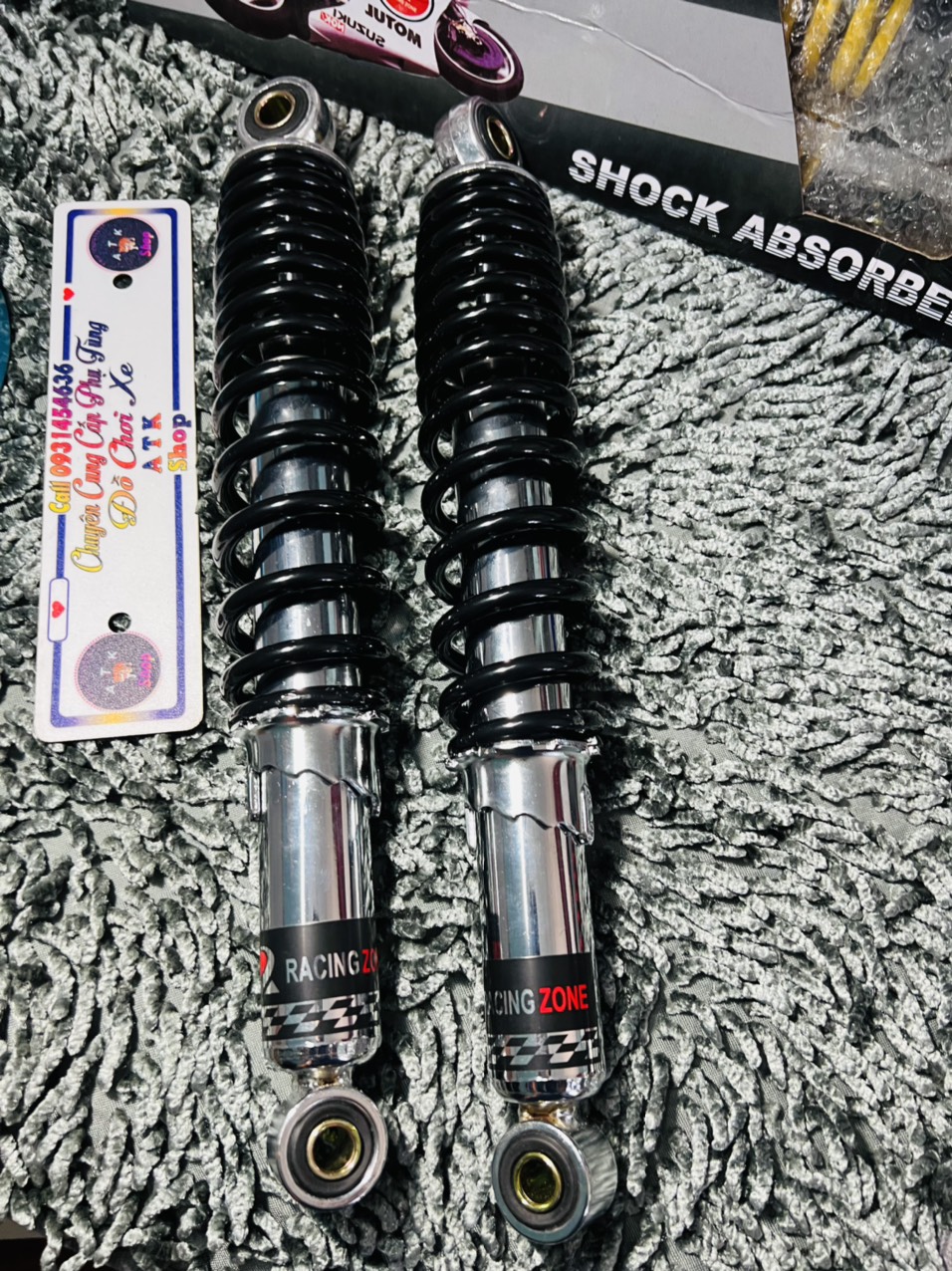 Phuộc sau TAKEGAWA dành cho xe Wave, dream/Future/Fuled Sirius jupiter 5 màu sắc nét