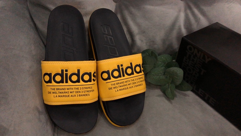 Dép adidas thể thao nmd quai vàng