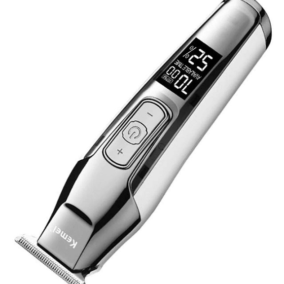 Kemei Barber Hair Clipper LCD Display Male Bareheaded Hair Trimmer Electric Haircut Machine KM-5027