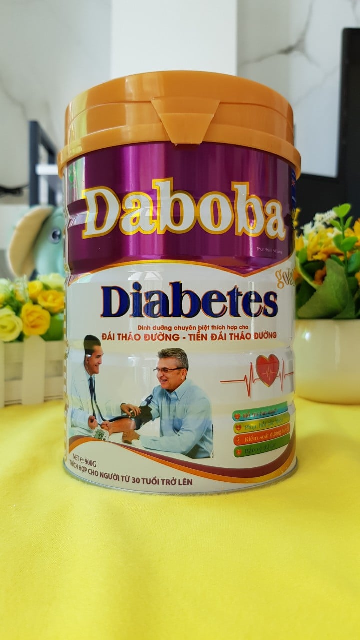 Sữa Tiểu Đường Giúp Ổn Định Đường Huyết Daboba Diabetes Gold lon 900g