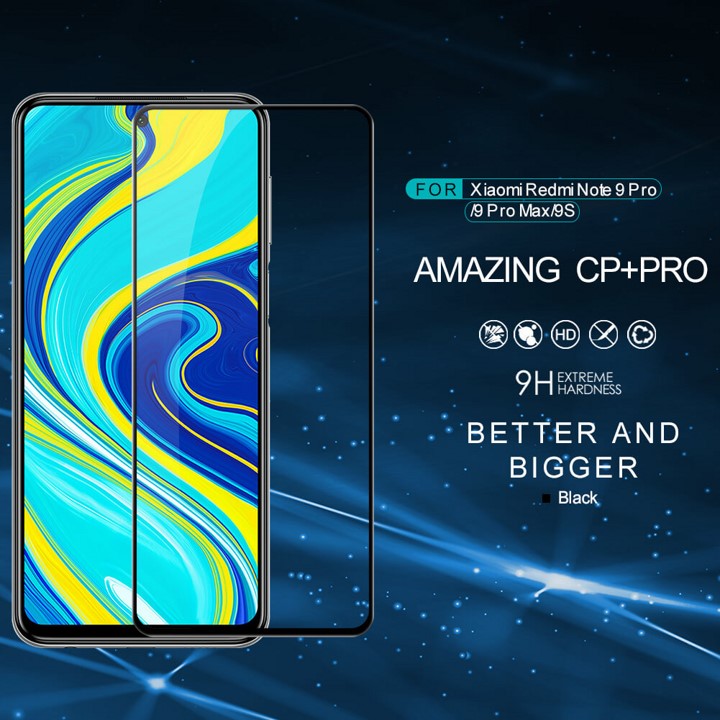 [HCM]Cường lực full Redmi Note 9s - Note 9 Pro Nillkin CP+ Pro