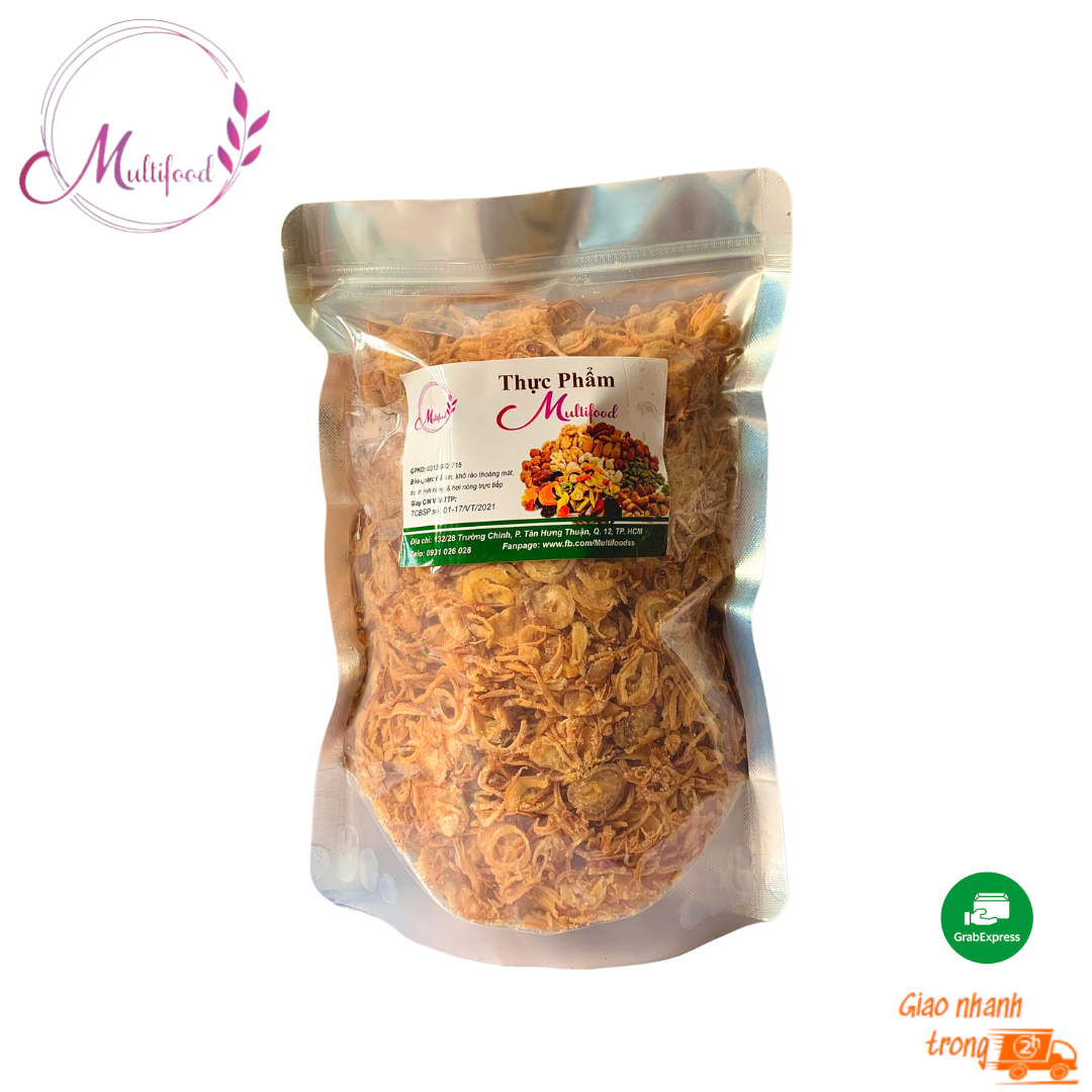 200g/500g Hành Phi Giòn Tan Thơm Ngon MULTIFOOD