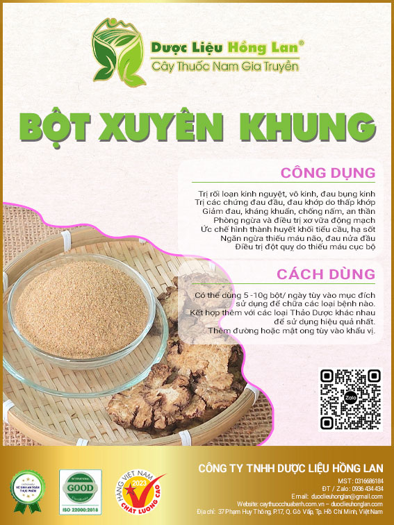 ✅ 100g bột xuyên khung loại 1 nguyên chất