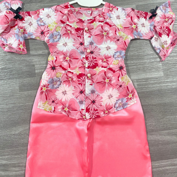 Đồ Bà Ba Tay Xòe Lụa ManGo Cho Bé Gái size từ 6-34kg