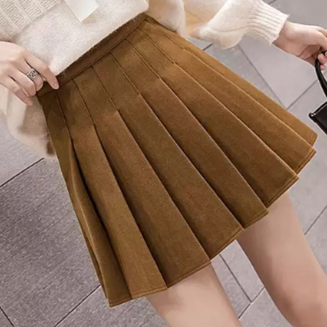 chân váy xếp ly cho bé gái