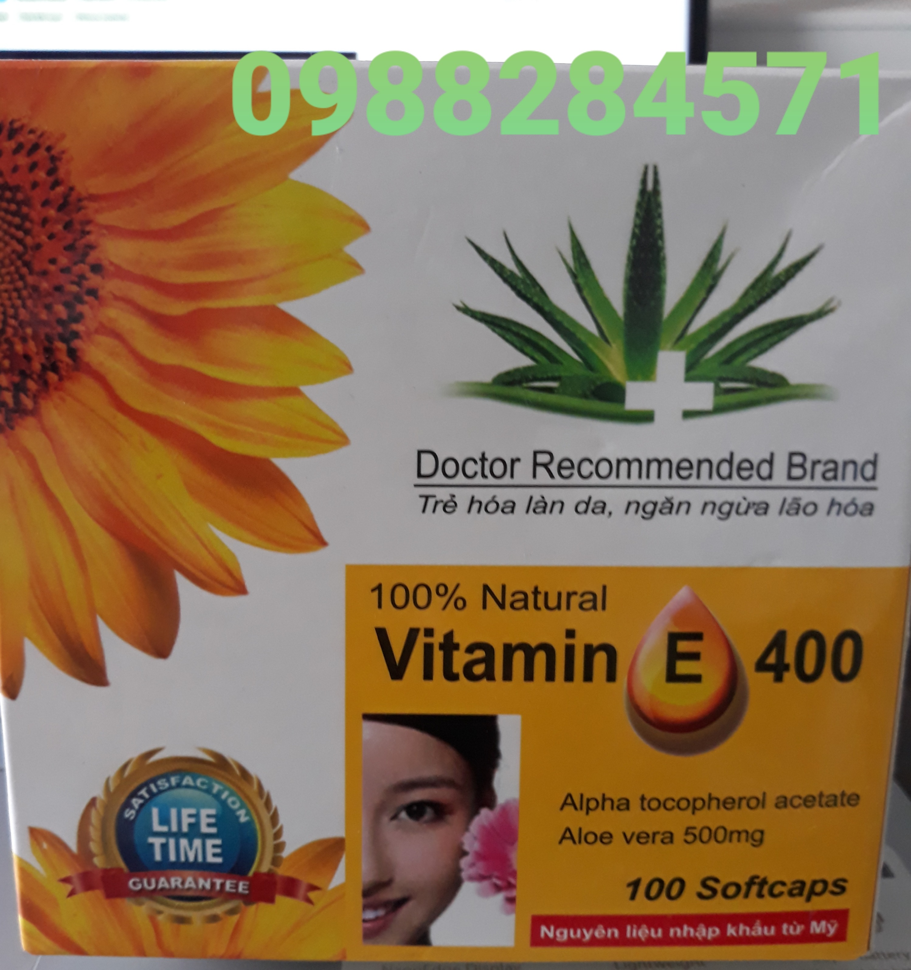 vitamin E 400 hộp 100viên