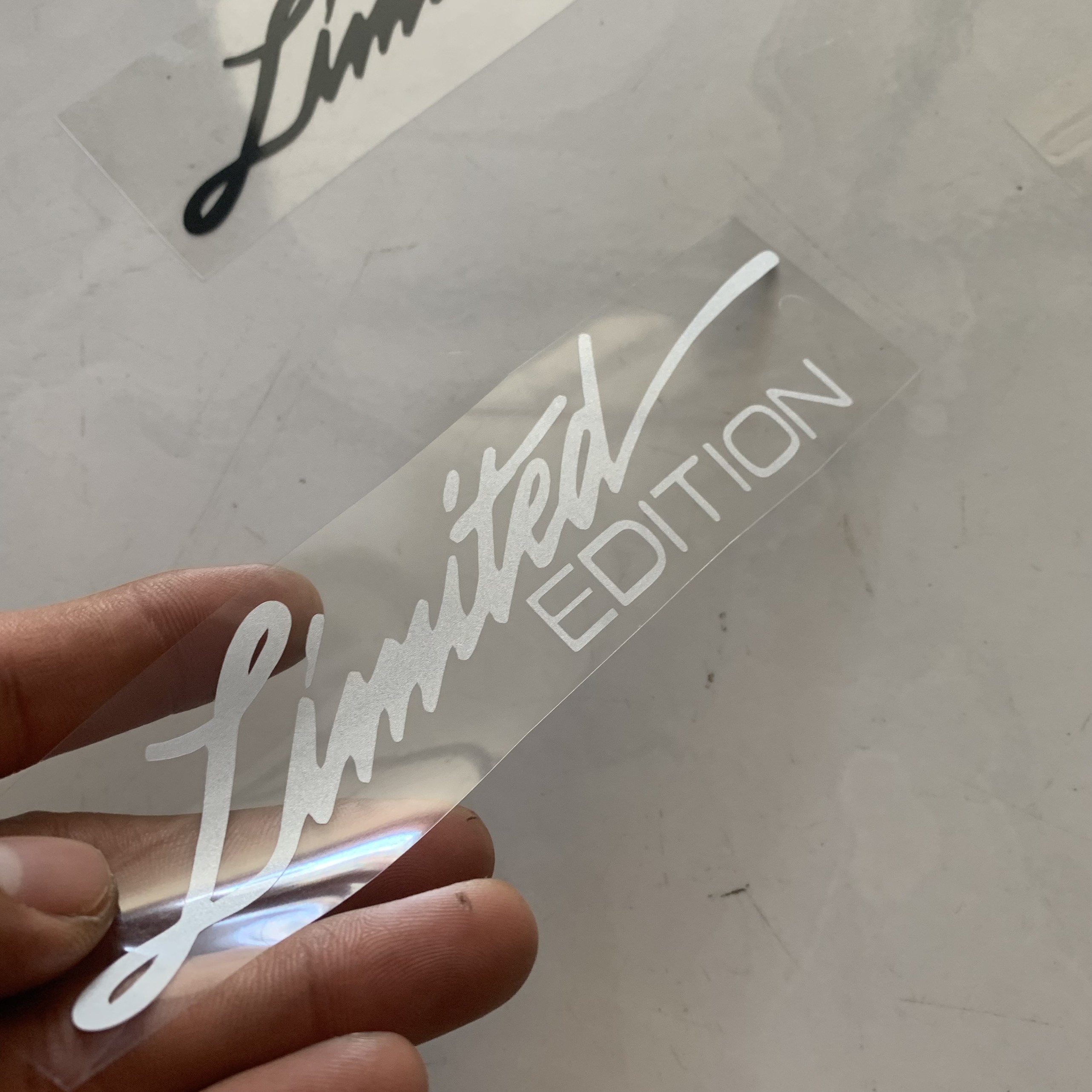 Tem Decal Phản Quang Limited Edition dán trang trí xe