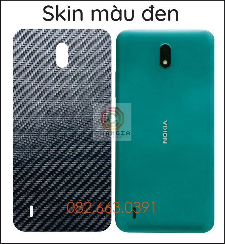 Miếng dán mặt lưng skin carbon Nokia C2