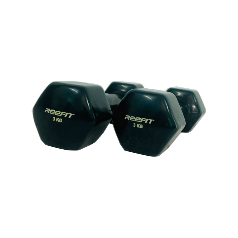 Tạ tay cao su 3kg Reefit (1 cái)
