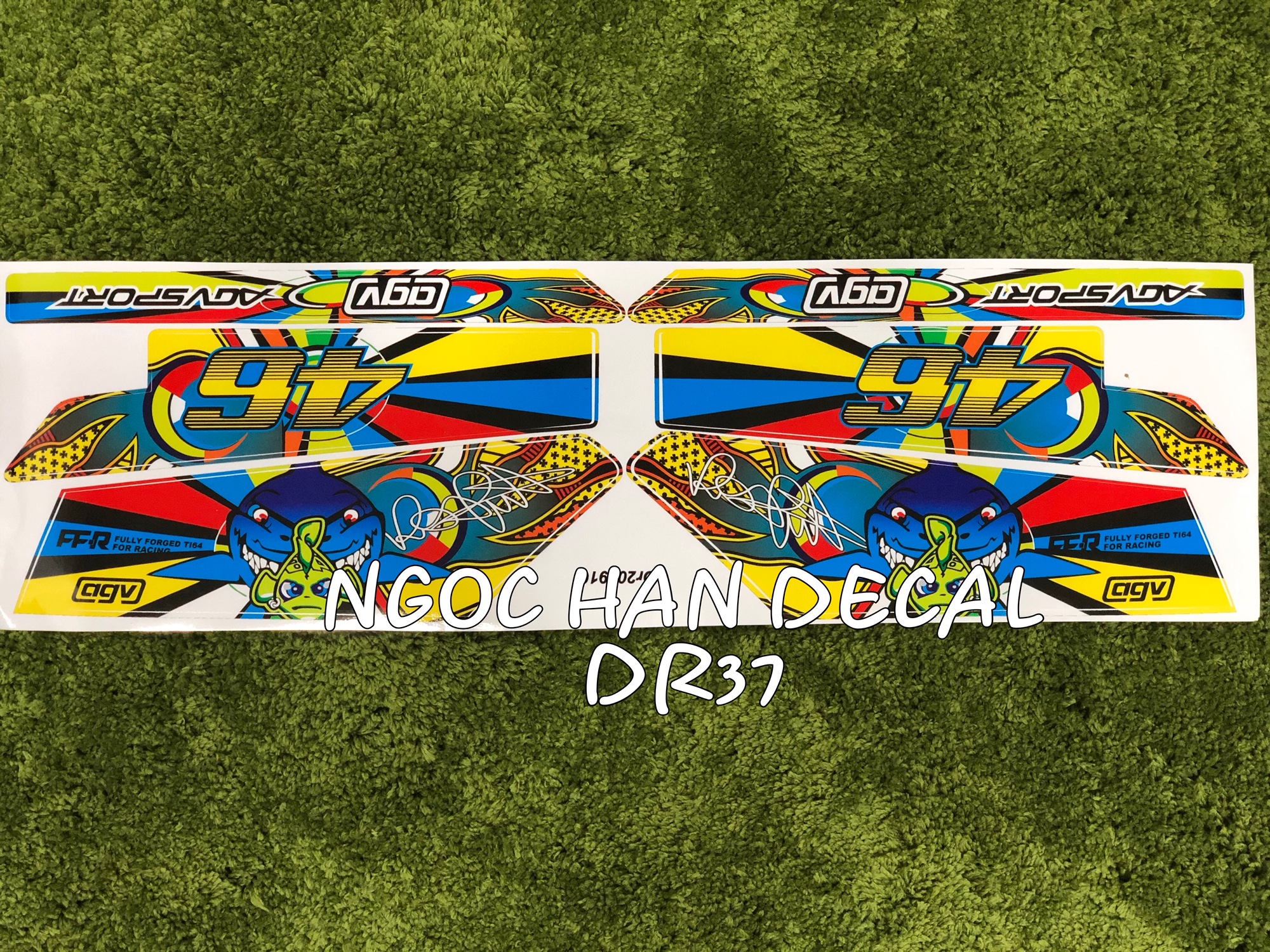 [HCM]Tem chế nguyên bộ cá mập 46 cho Dream -- Ngọc Hân Decal