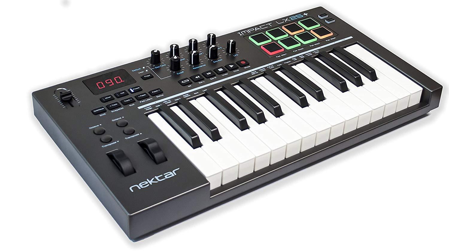 Keyboard Controller MIDI Nektar Impact LX25+