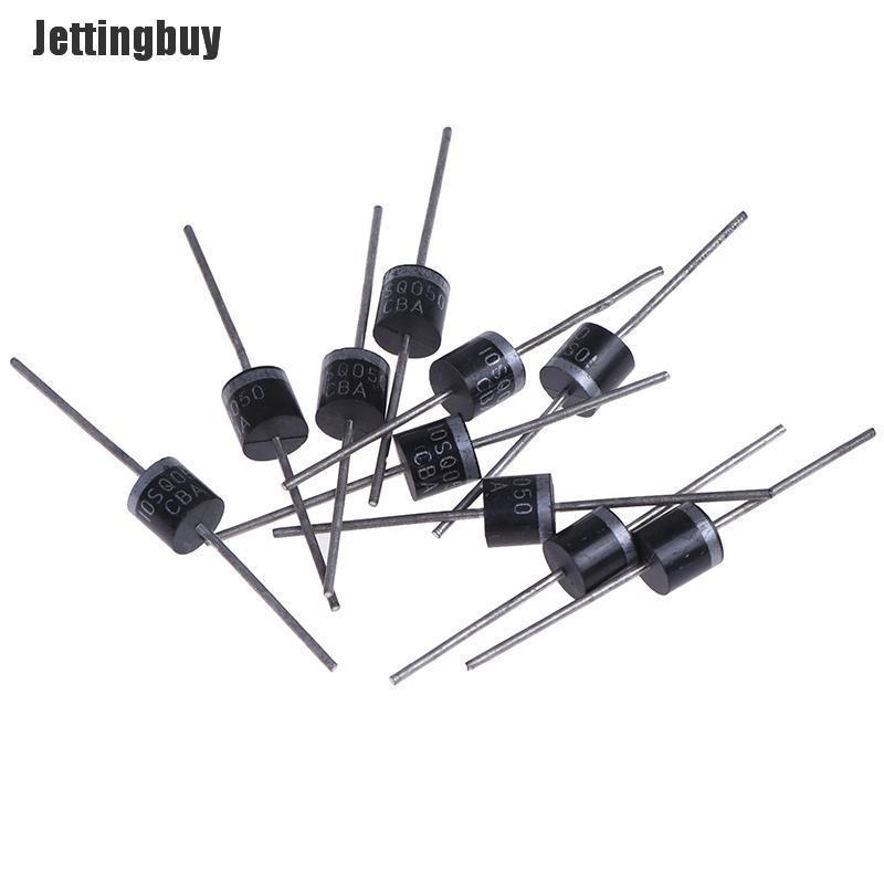 Jettingbuy 10 Cái Đi-ốt CHỈNH LƯU Schottky 10SQ050 10A 50V Mới Cho Tấm Pin Mặt Trời