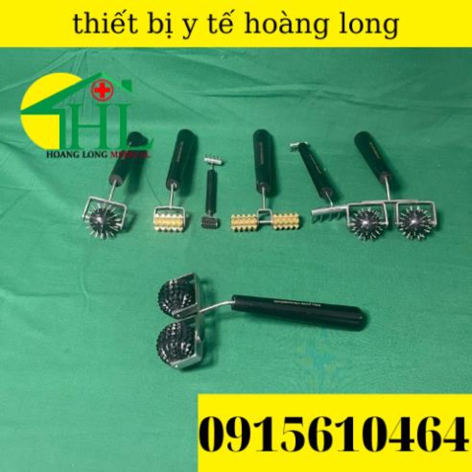 Cây Lăn Cầu Gai Đôi Lớn Mát Xa - Dụng Cụ Diện Chẩn