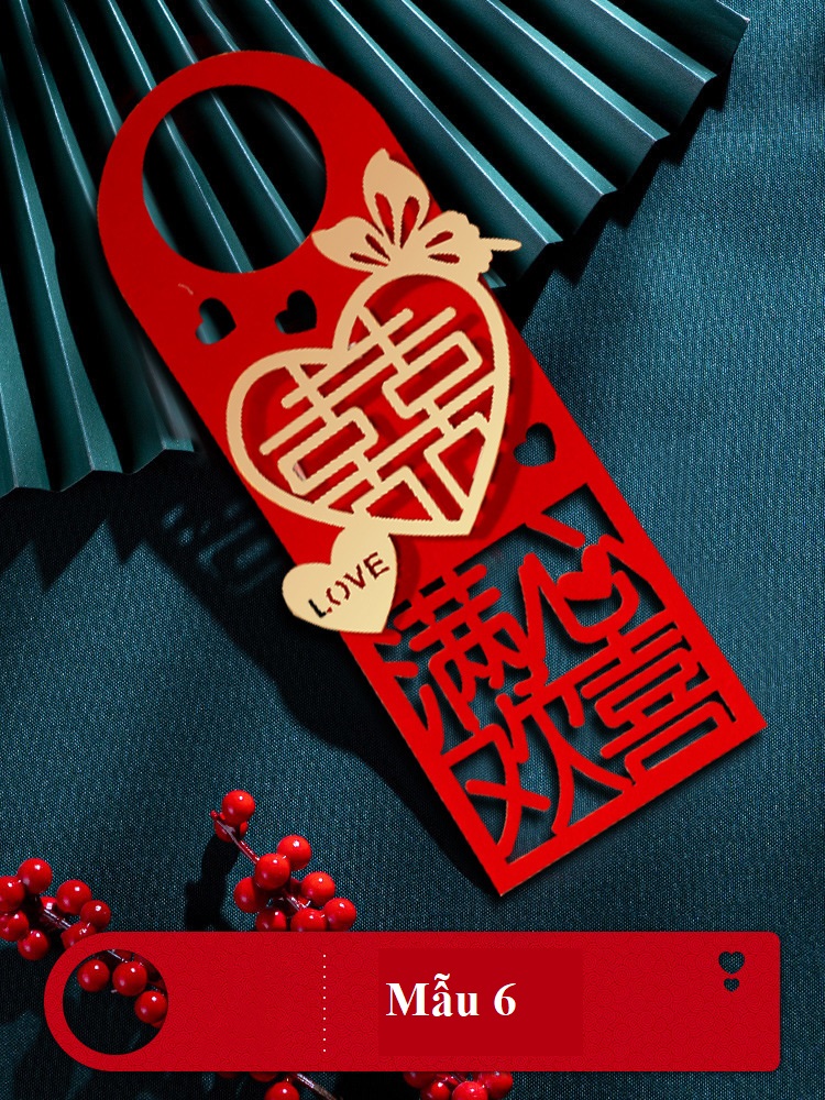 {Hàng mới về} Tấm treo cửa phòng Tân hôn