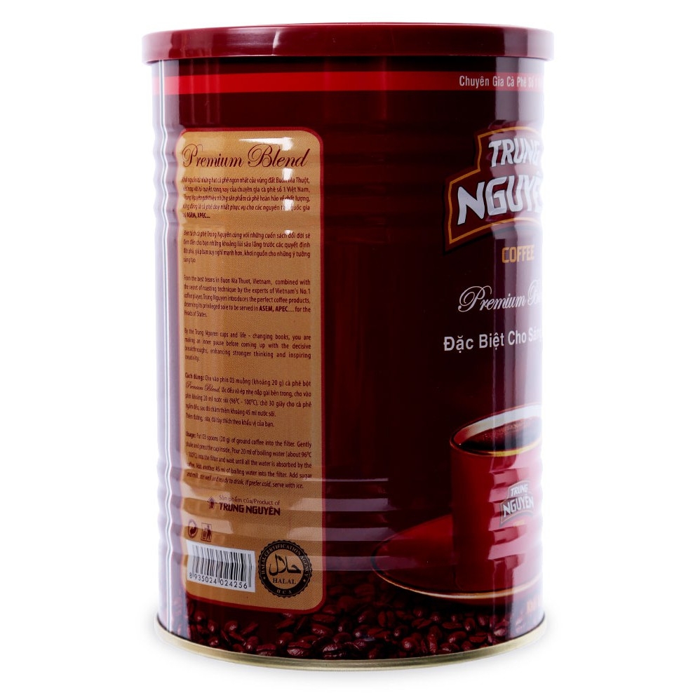 Cà Phê Premium Blend Trung Nguyên Lon 425G