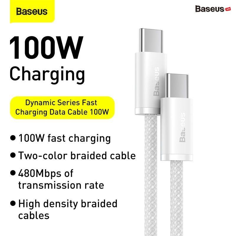 Baseus Dynamic Series Fast Charging Data Cable Type-C to Type-C 100W