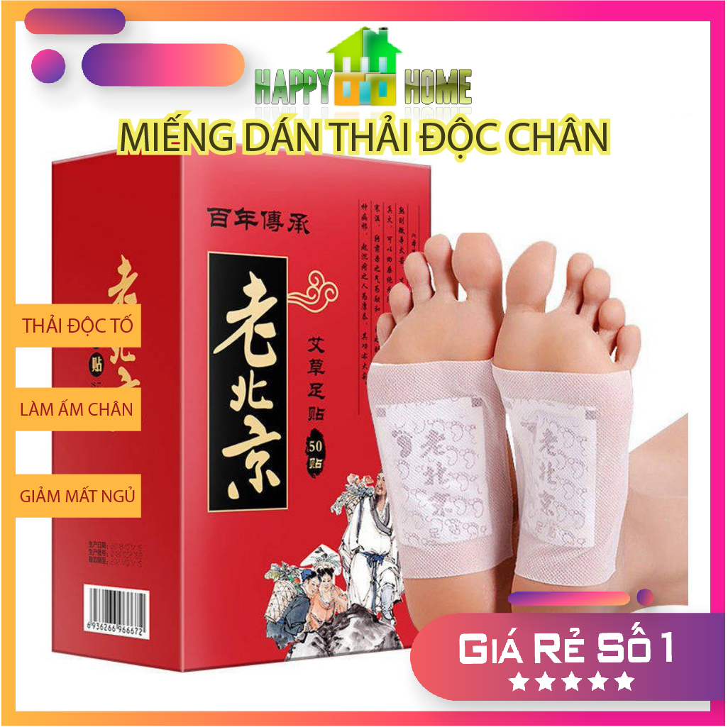 Miếng Dán Thải Độc Chân Ngải Cứu Nội Địa Trung - MÓN QUÀ CHO SỨC KHỎE