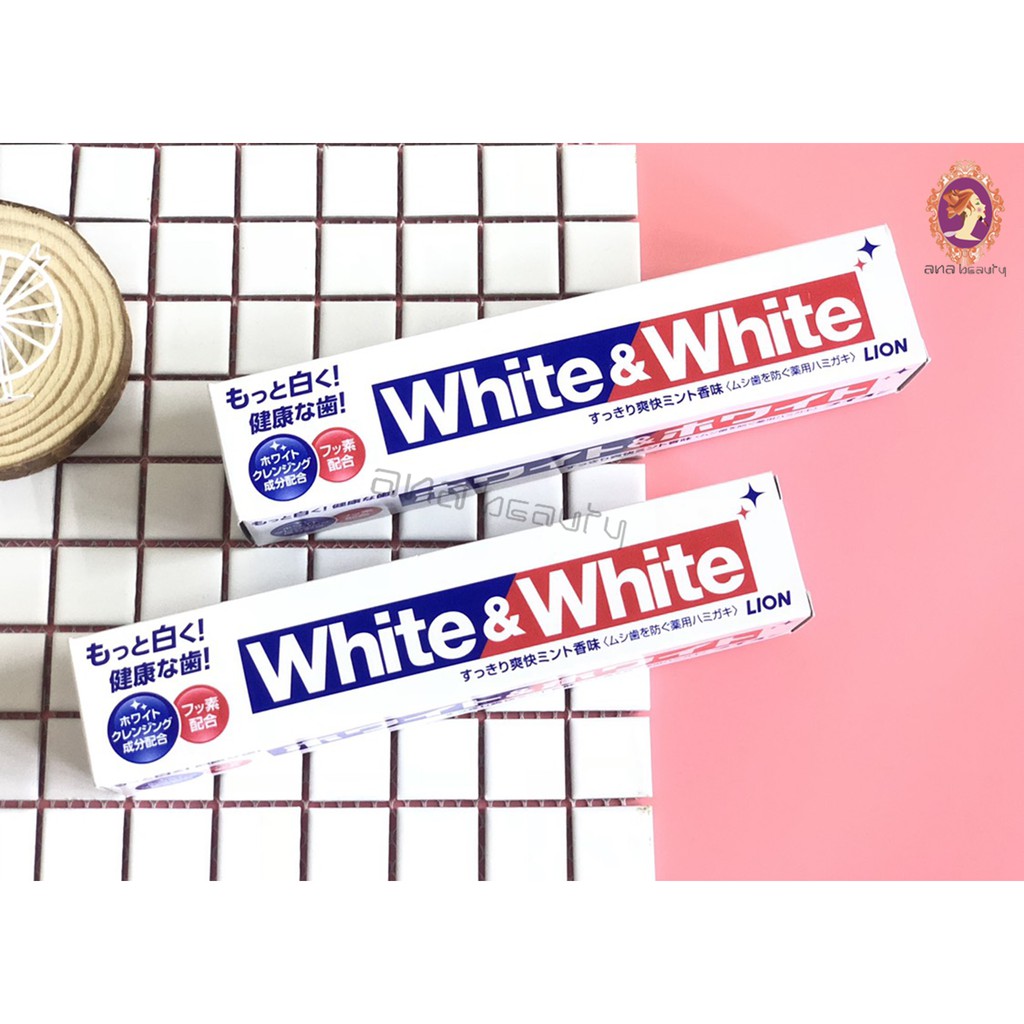 [HCM]Kem Đánh Răng White & White Lion Nhật Bản