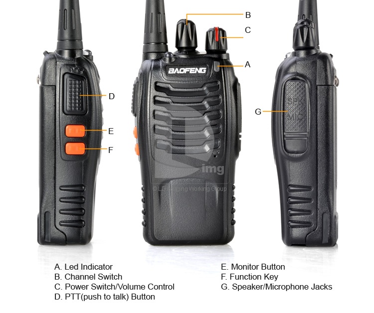 [HCM]bộ đàm baofeng s888