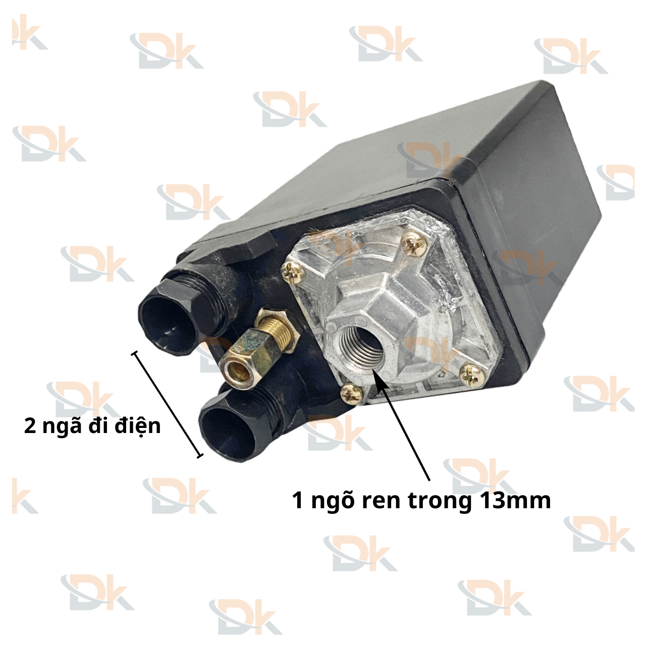 Rơ le áp lực máy bơm hơi - Công tắc áp suất đen