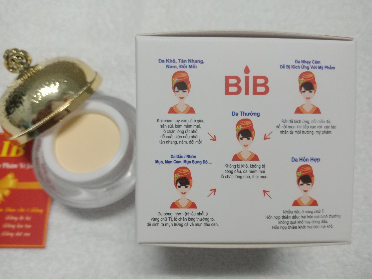 KEM DƯỠNG DA MẶT BIB 10 IN 1 16G
