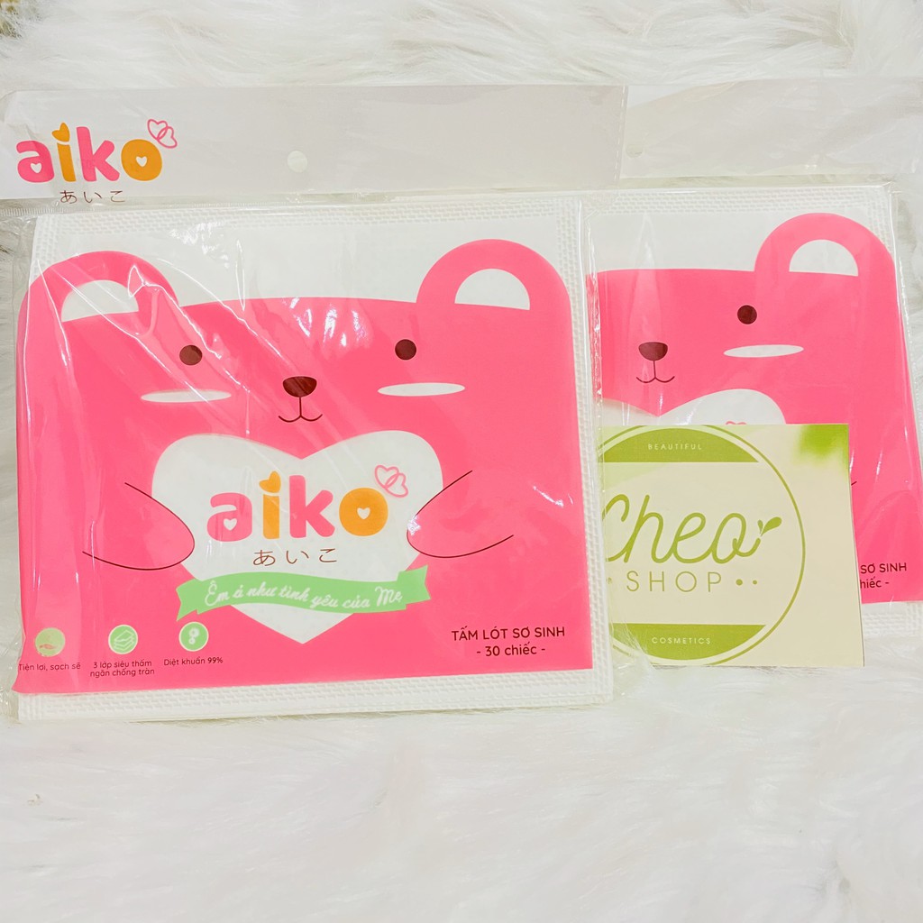 HCMTấm lót phân xu cho bé Aiko 30 miếng