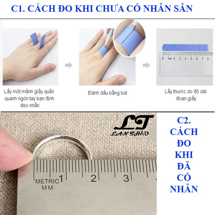[HCM]Nhẫn cặp đôi His Queen Her King đính hạt CNH097-2
