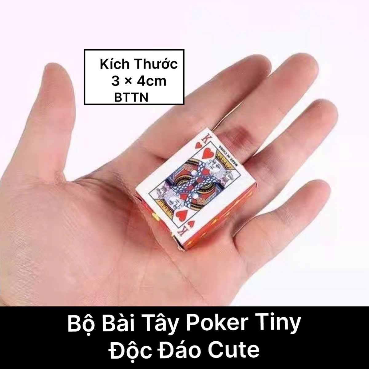 Bộ Bài Tây Poker Mini Độc Đáo Cute M3550