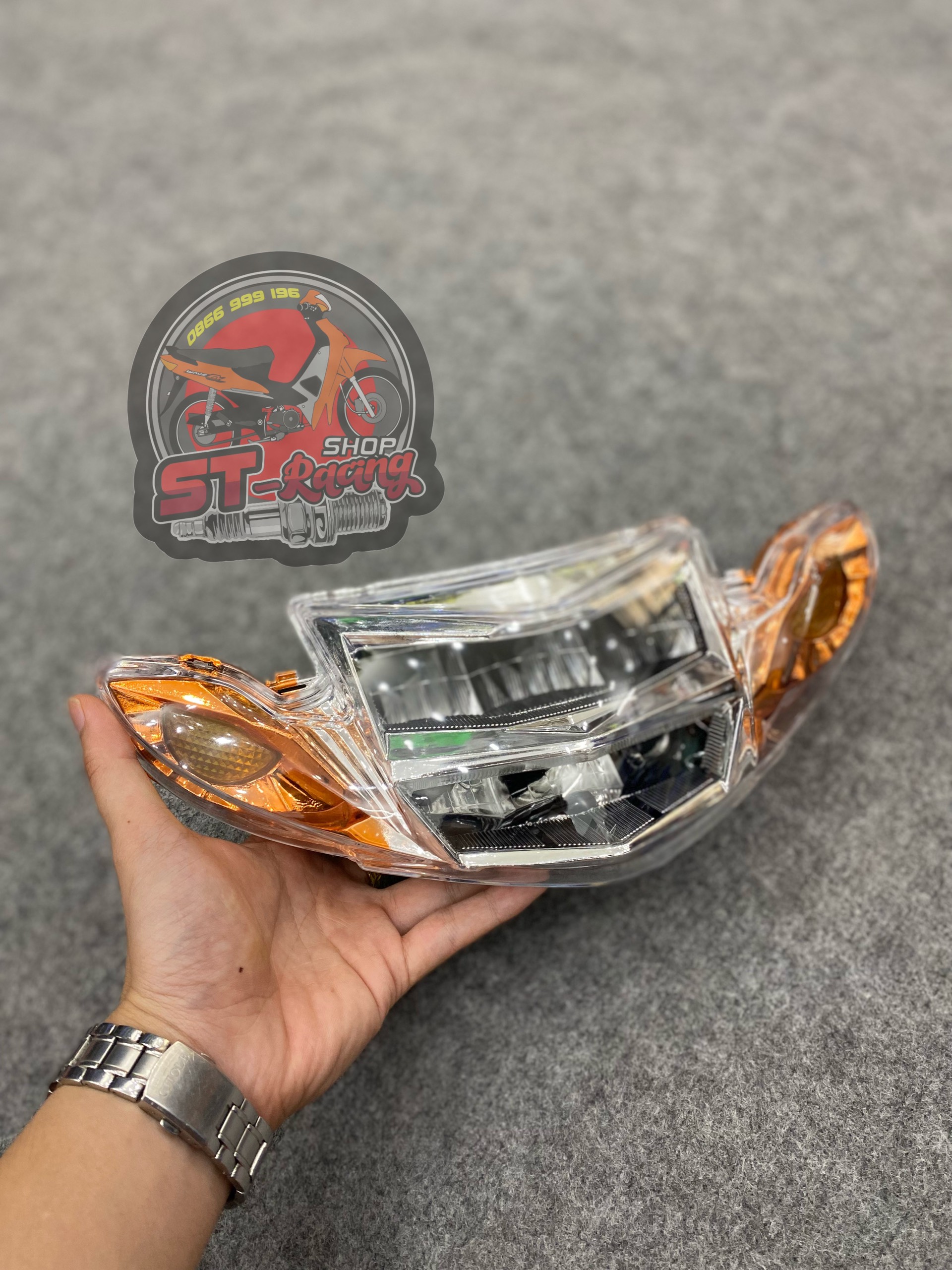 Chóa Đèn Pha Led Sirius RC Hai Tầng Siêu Sáng