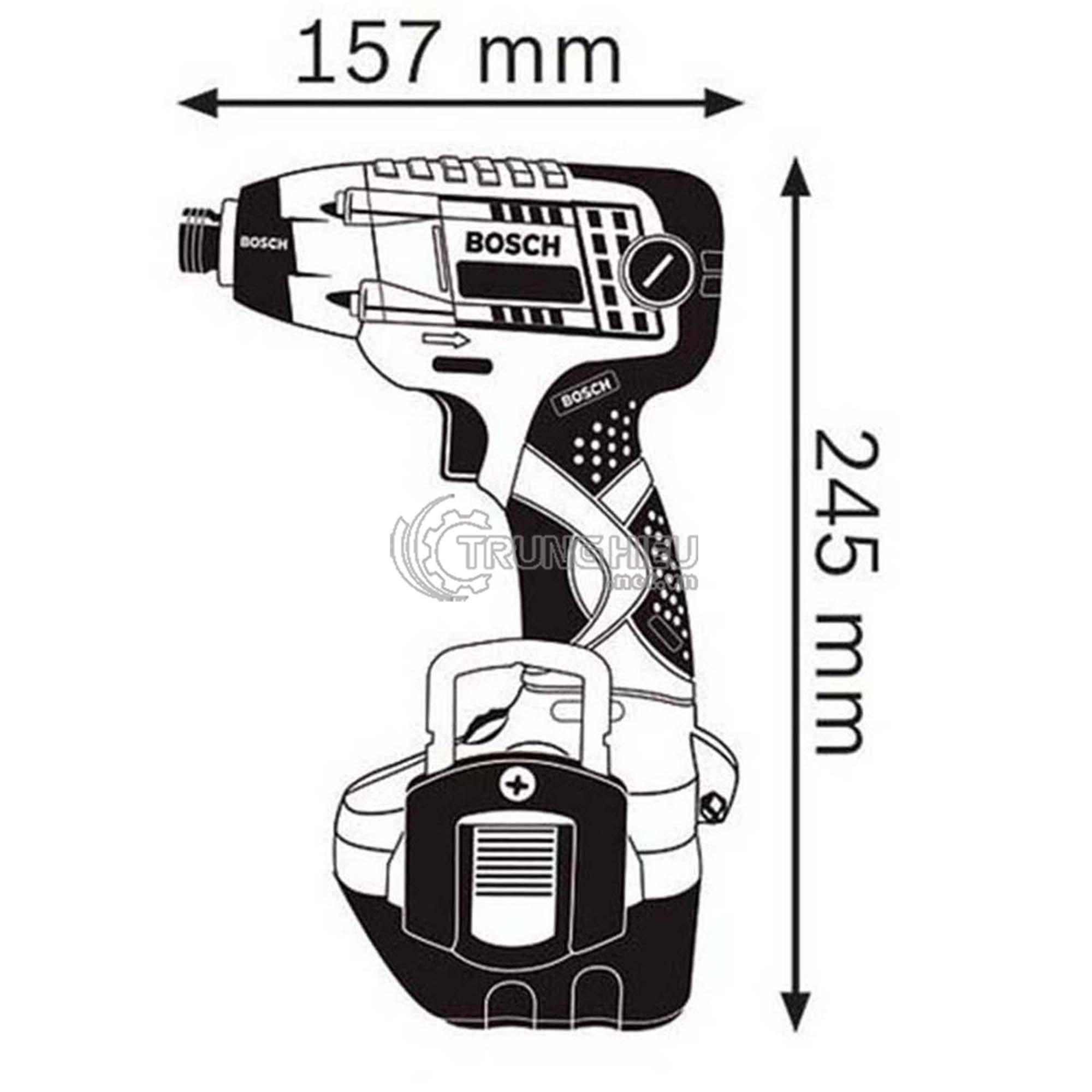 Máy khoan vặn vít dùng pin Bosch GDR 12V