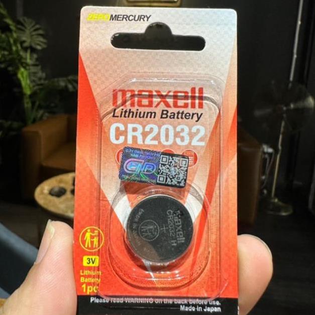 Pin CR2032 chính hãng Maxell bản cao cấp (Dùng cho AirTag,Remote Ô tô, Xe máy, Máy đo đường huyết, đo nhiệt độ)