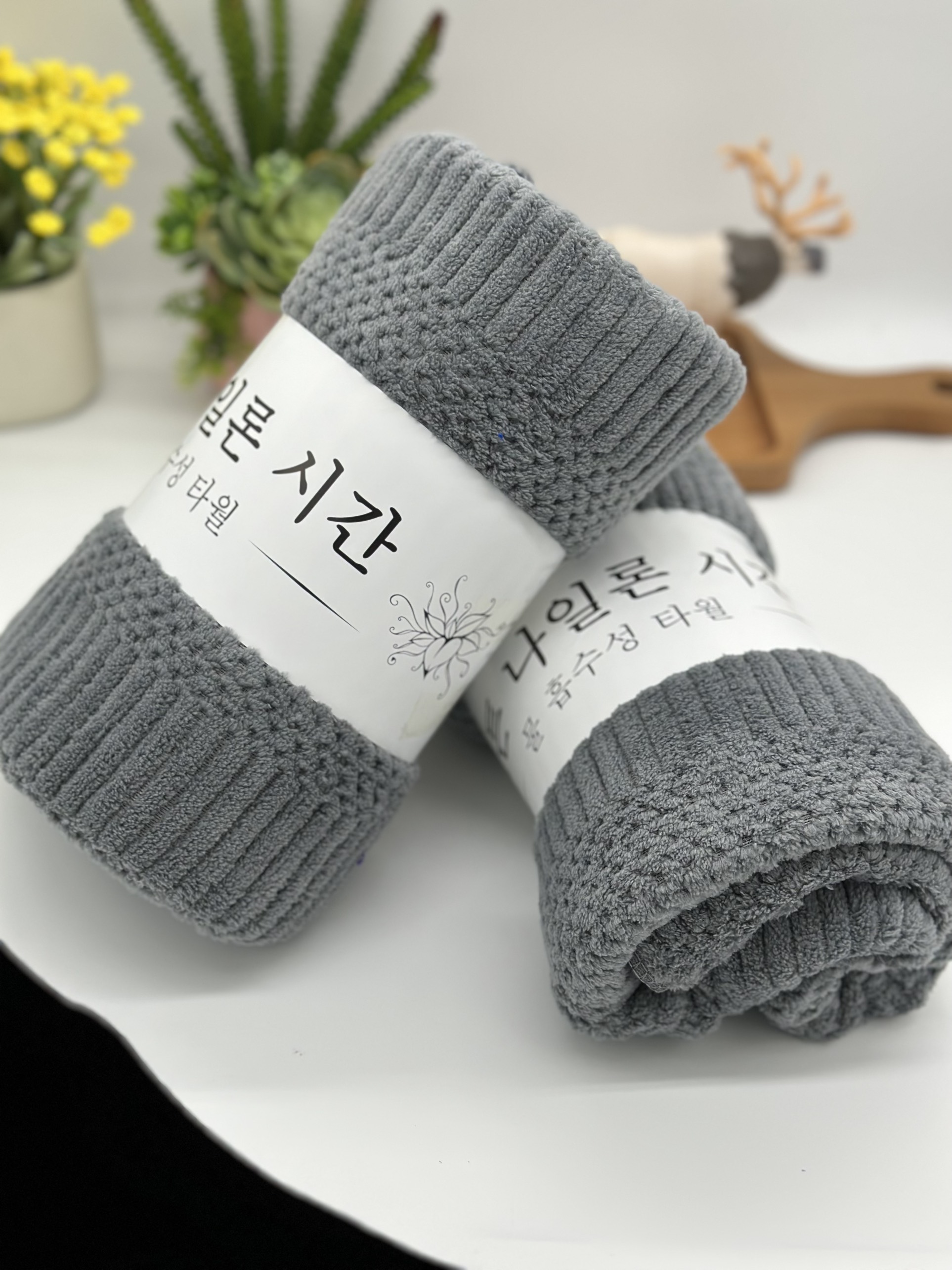 Khăn tắm lông cừu, hạt gạo, KT 50x100cm