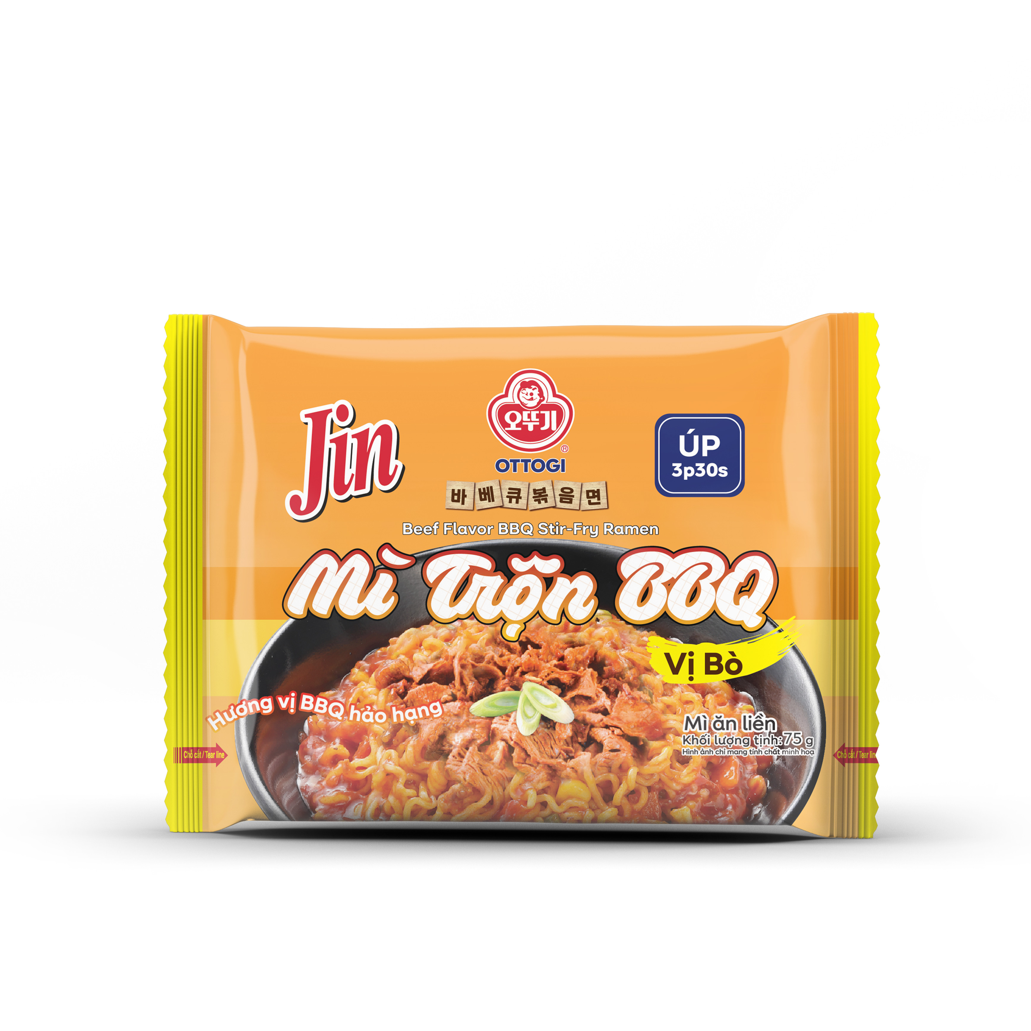 Mì Ăn Liền Trộn BBQ Vị Bò Otoki 75g