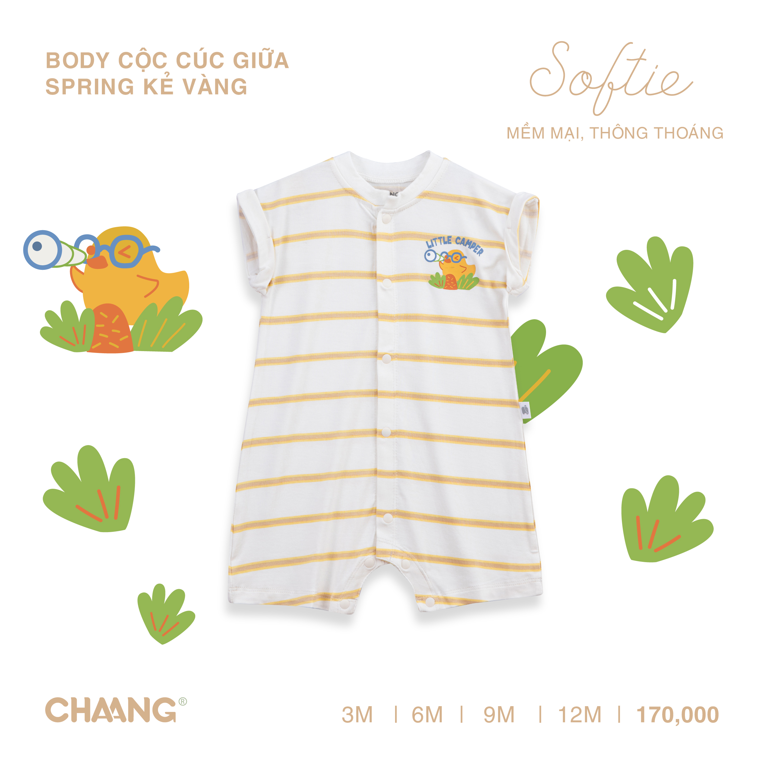 [CHAANG] Body cộc cúc giữa Spring Chaang