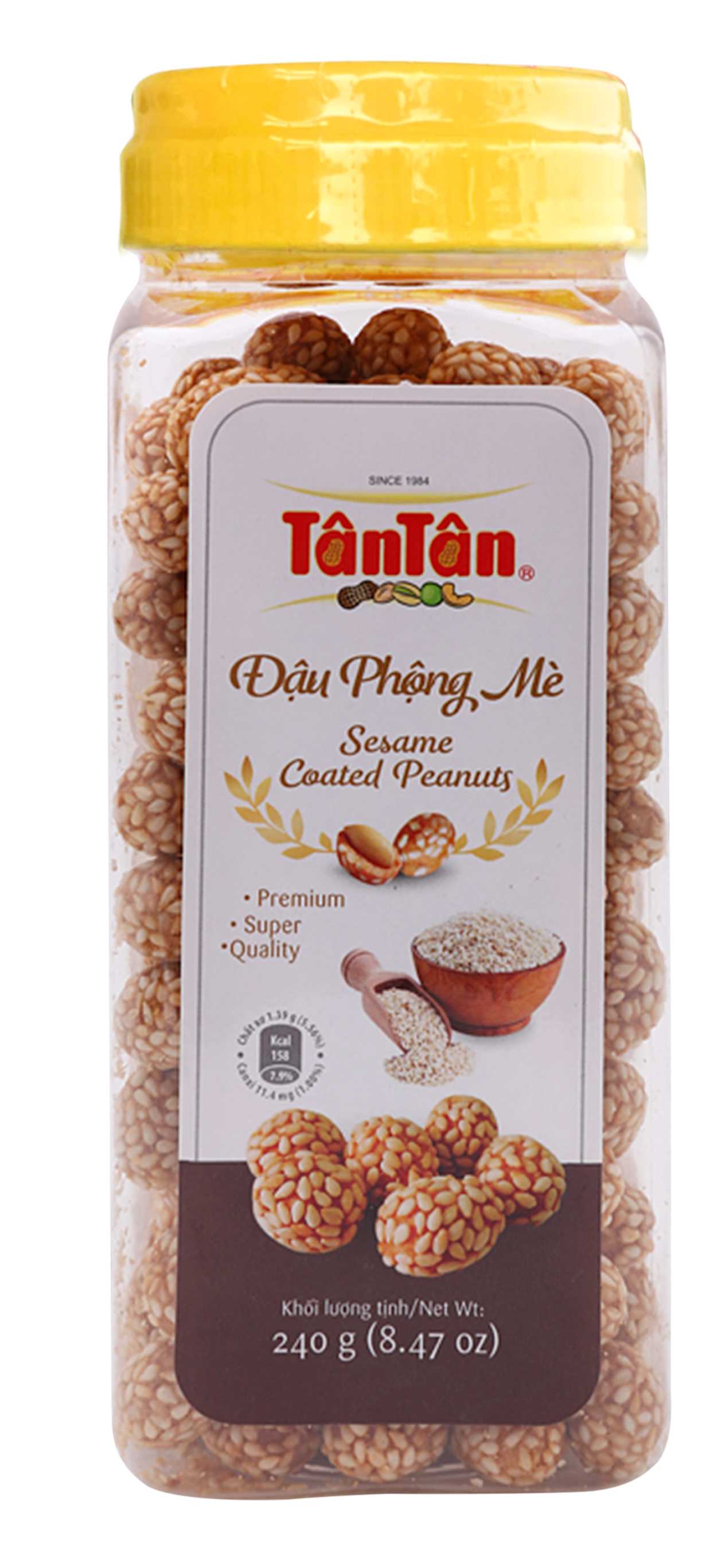 Đậu phộng Mè Tân Tân hũ 240g