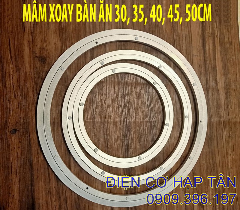 Mâm xoay bàn ăn 30 ,35 ,40 ,45, 50cm