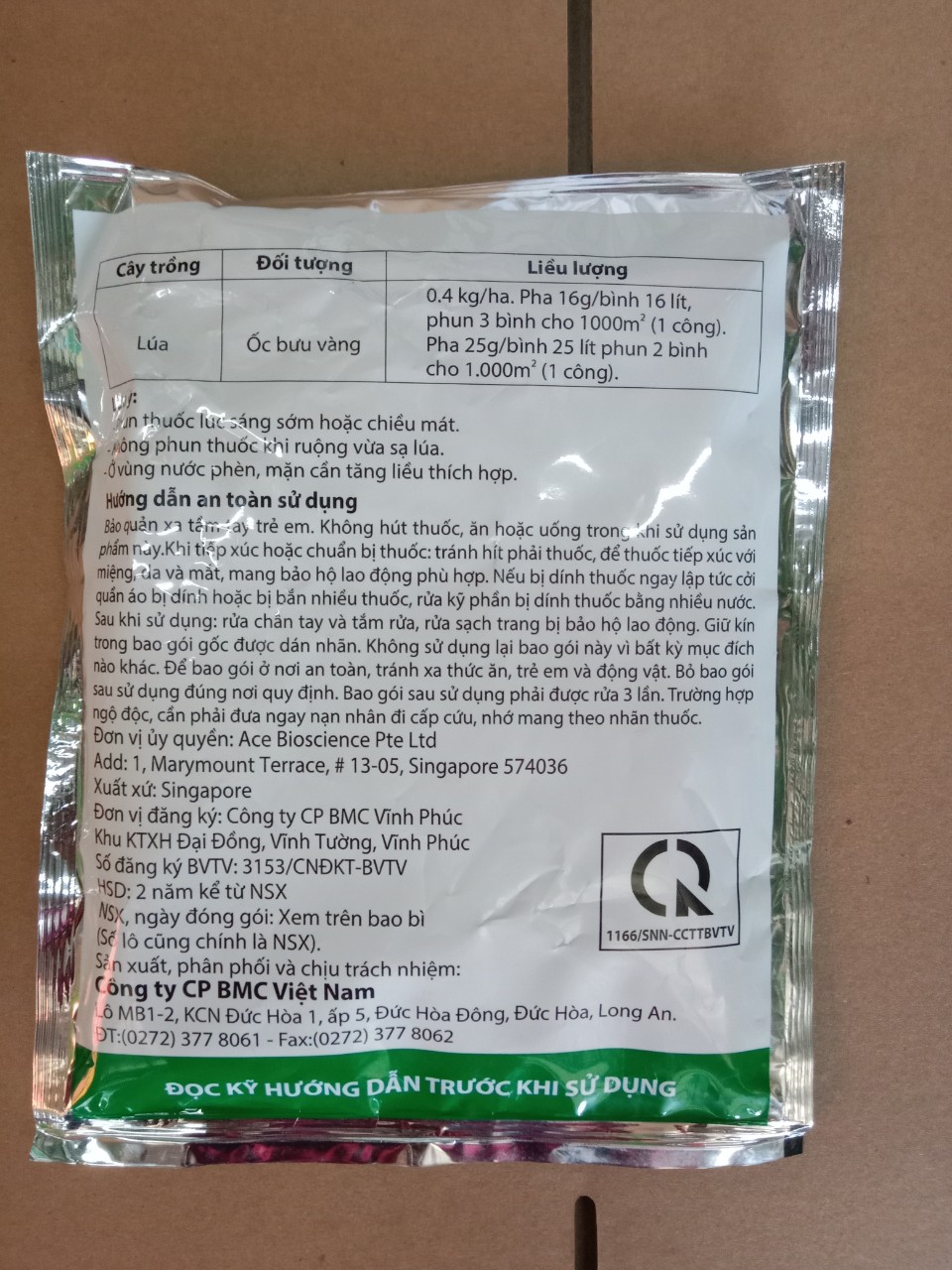 Thuốc trừ Ốc Oosaka 700WP 100g (ốc xịt  ốc bưu vàng)- VTNN Năm Bưu