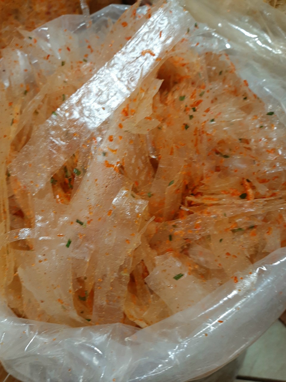 2kg bánh tráng trộn sa tế tôm  ăn vặt